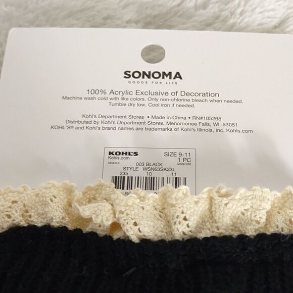Sonoma Knit & Lace Boot Topper - Picture 3 of 5